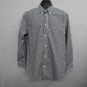 Chef Works Black Whirt Shirt Mens M Long Sleeve Buttons Polket Casual Preppy